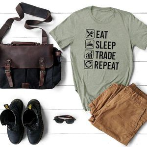 Eat Sleep Trade Repeat Shirt